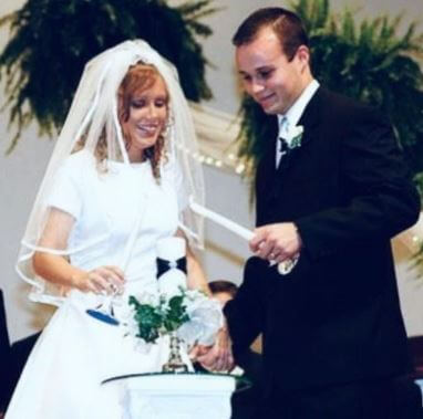 Anna Renee Duggar and Josh Duggar during their marriage.